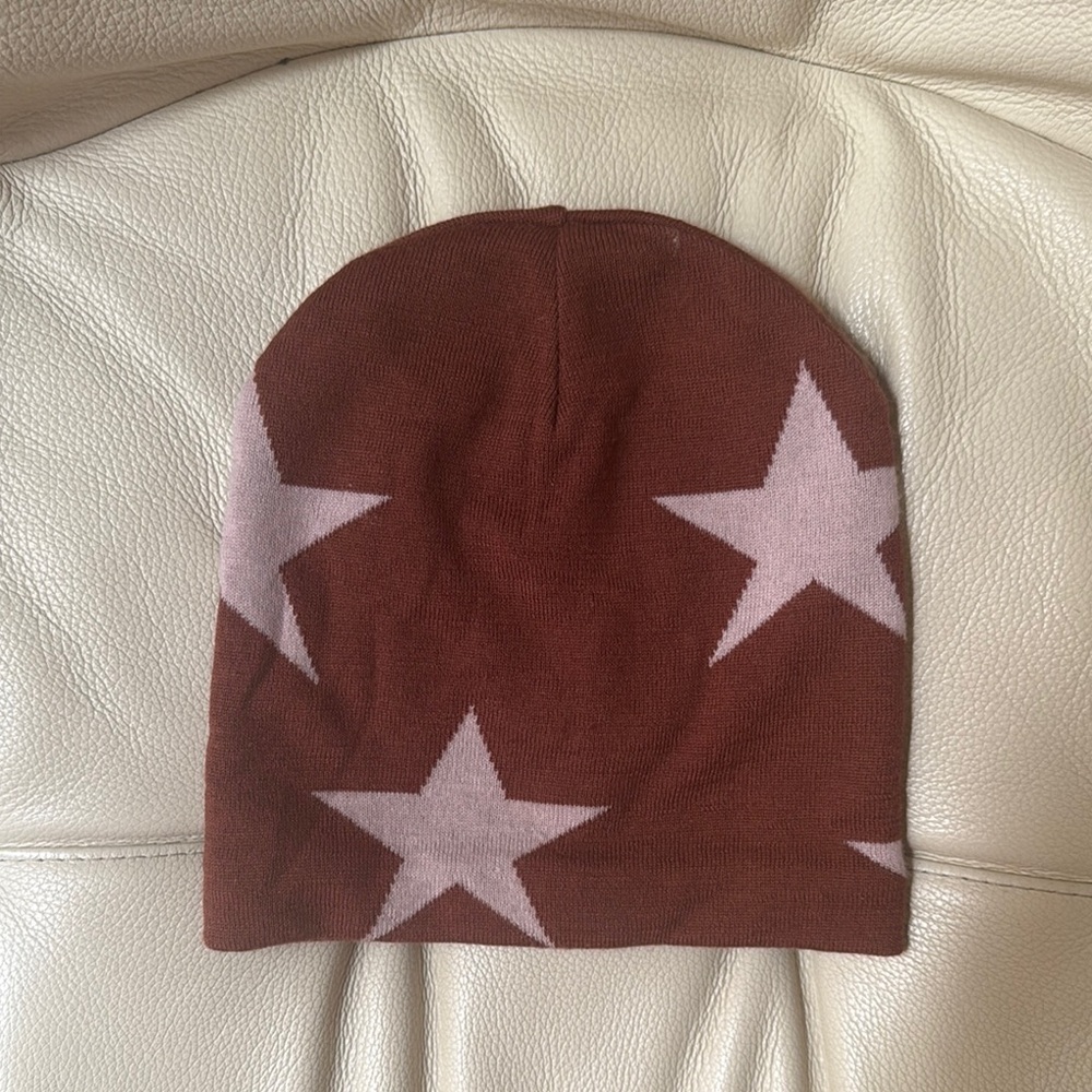 Star Patterned Kids Beanie